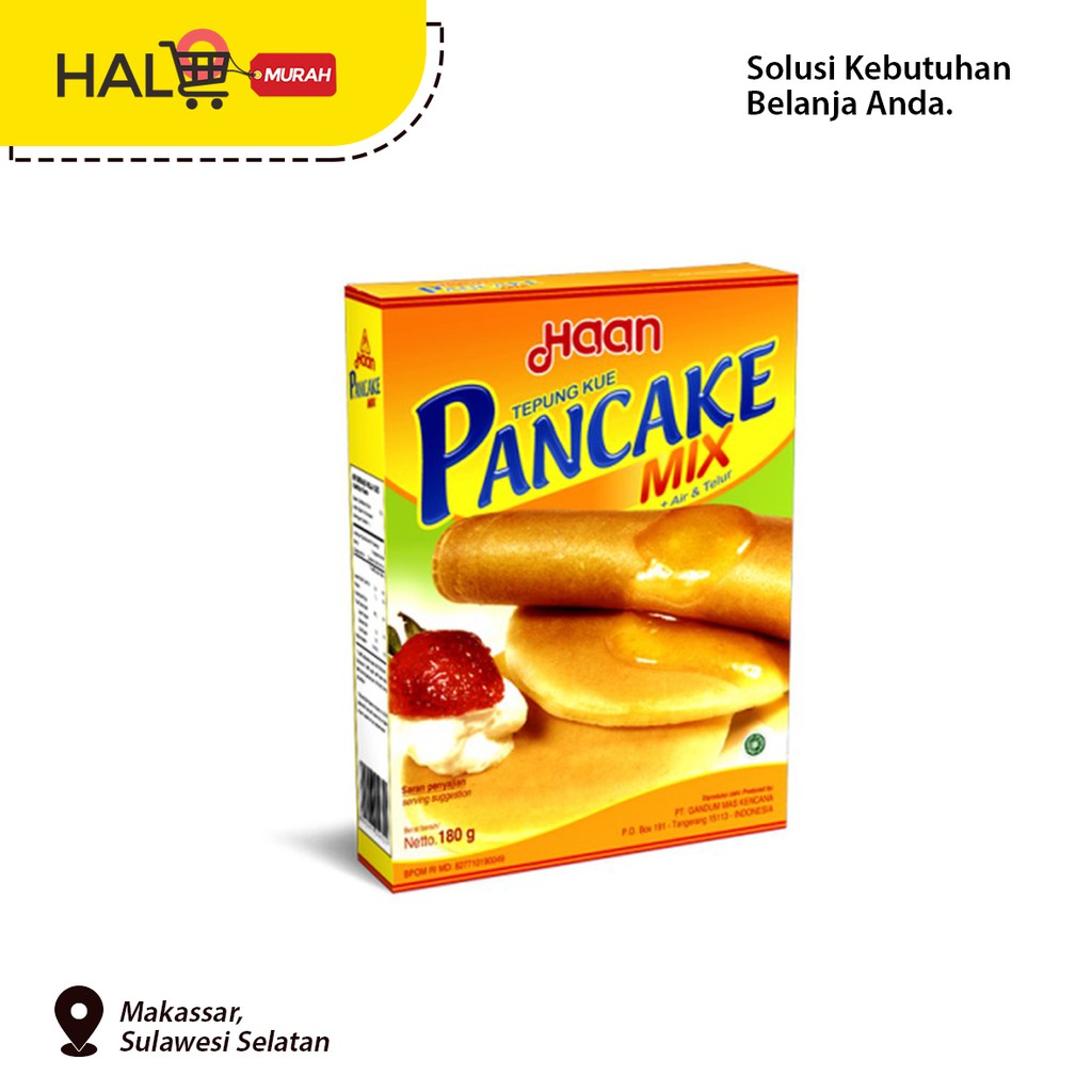 

HAAN PANCAKE MIX VANILLA 180 GR