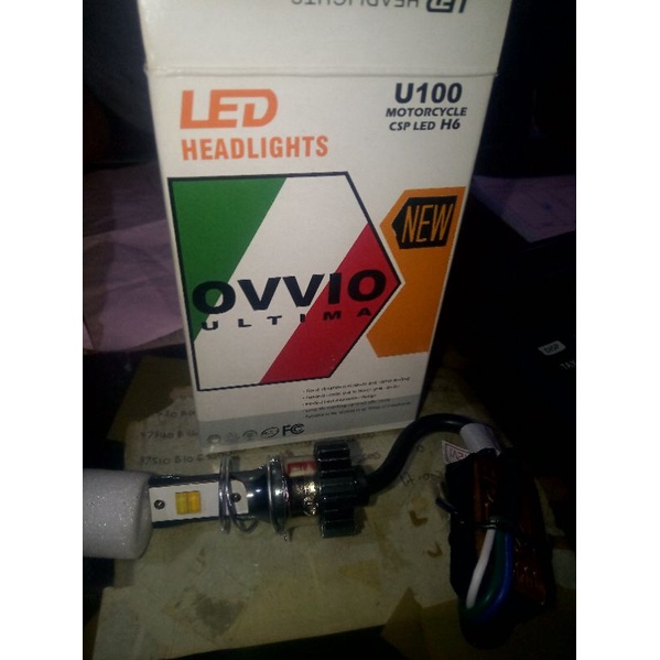 lampu depan ovvio led h6. t19.. harga murah barang ori.. paling murah se-Indonesia