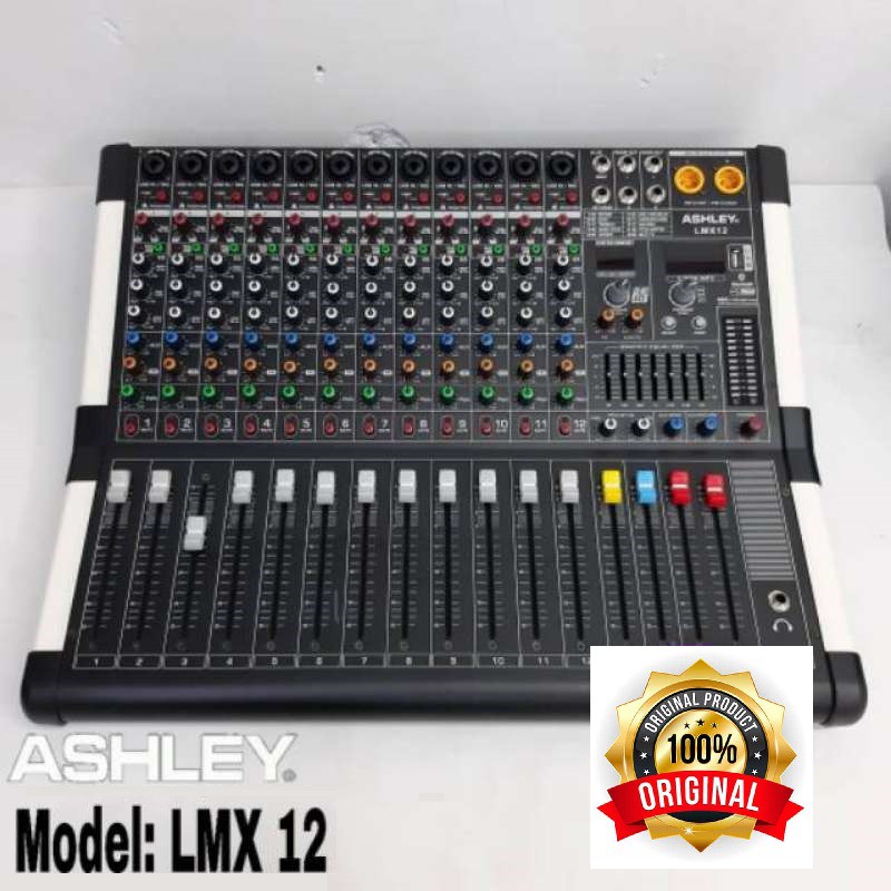 Mixer Audio Ashley LMX 12 99dsp Original Ashley 12 channel