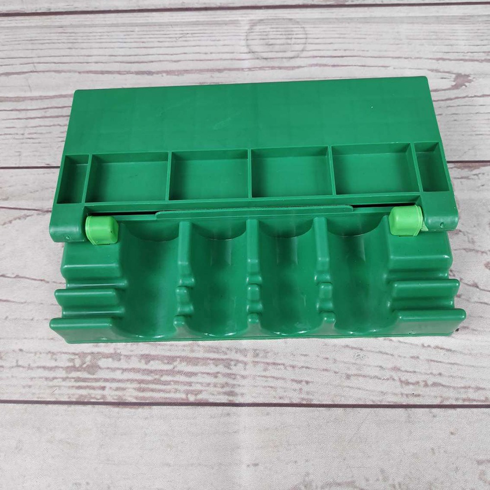 Alat Bantu Penusuk Tusukan Tusuk Sate Skewers Kebab Maker String Box - Green