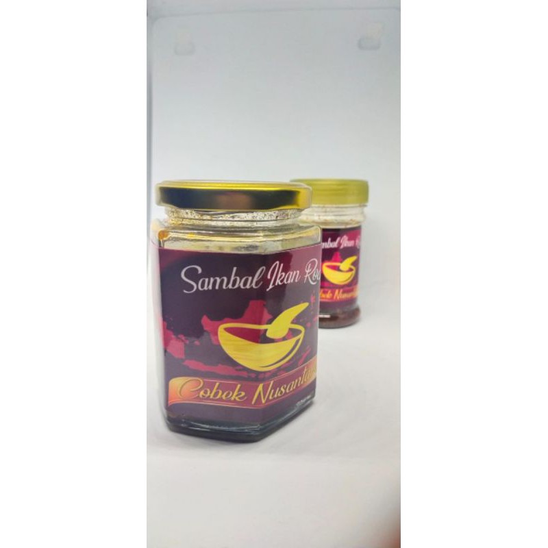 

Sambal Roa Cobek Nusantara 450 gram glass jar (botol kaca) khas Manado 100% ikan roa asli enak