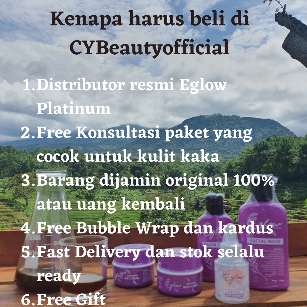 EGLOW PLATINUM ORIGINAL VERSI TERBARU (FREE GIFT)