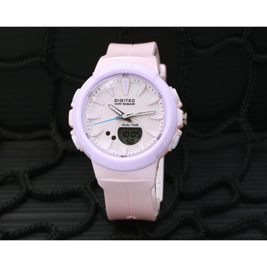 JAM TANGAN ORIGINAL WANITA TERLARIS DIGITEC DG 2126 PINKMUDA UNGU