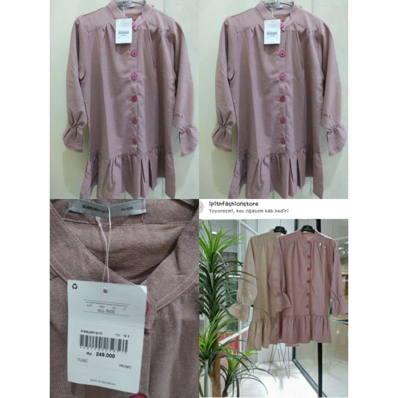 Tunik Pink Aleeya Brand tag 249.000 harga jual 80.000