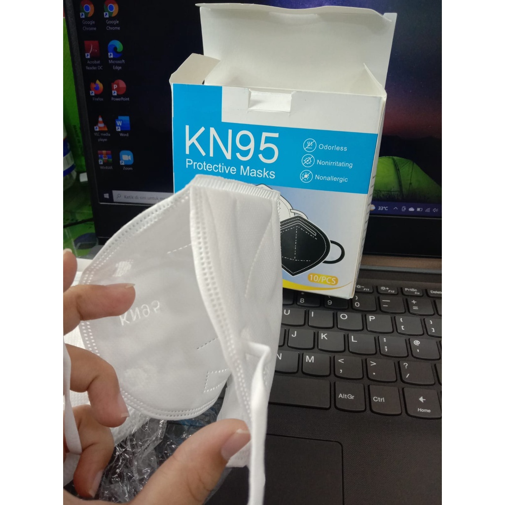 MASKER KN 95 BAHAN TEBAL PROTECTIVE MASKS KN95 HARGA PER 1 PCS