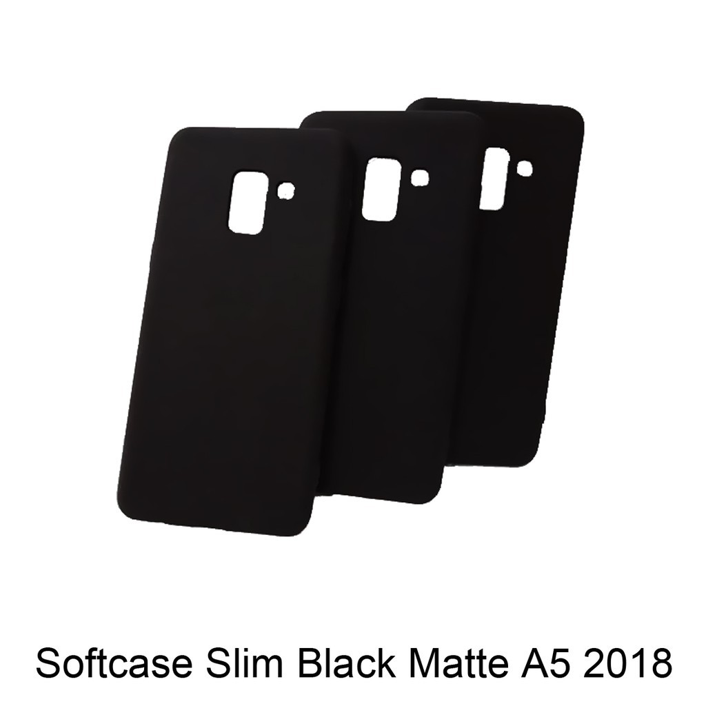 votre case softcase black mate A5 2018 BLACK BABYSKIN