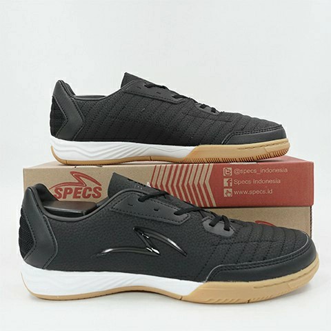 BAYAR DI TEMPAT  Sepatu FUTSAL SPECS Metasala Nativ 2 Mashmallow Black IN ORIGINAL Terbaru