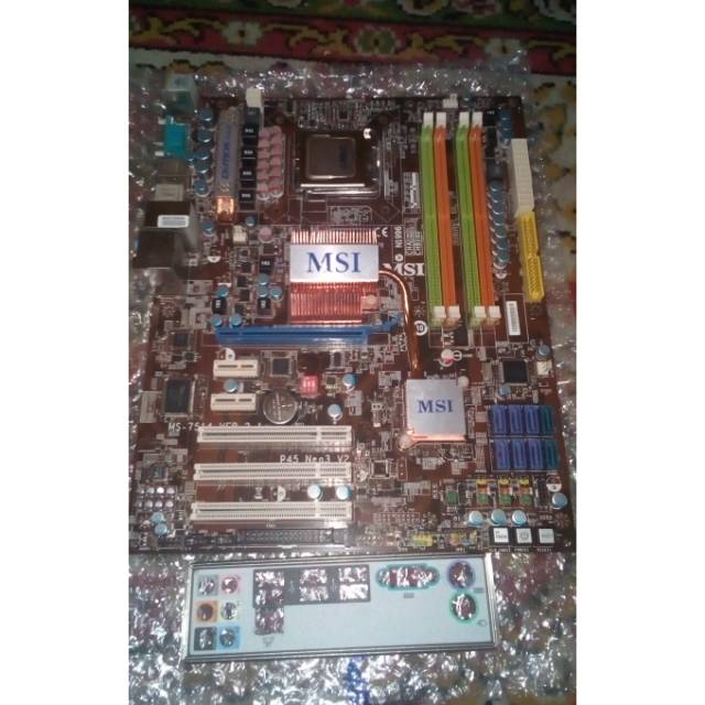 Mobo P45 msi neo3 +processor Q8300