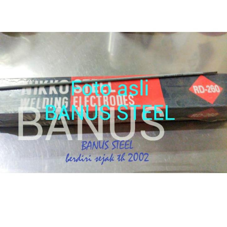GF6✱ Kawat las 2,6 mm Nikko Steel kawat las listrik kawat las besi kawat las cantum per KG Model Bar