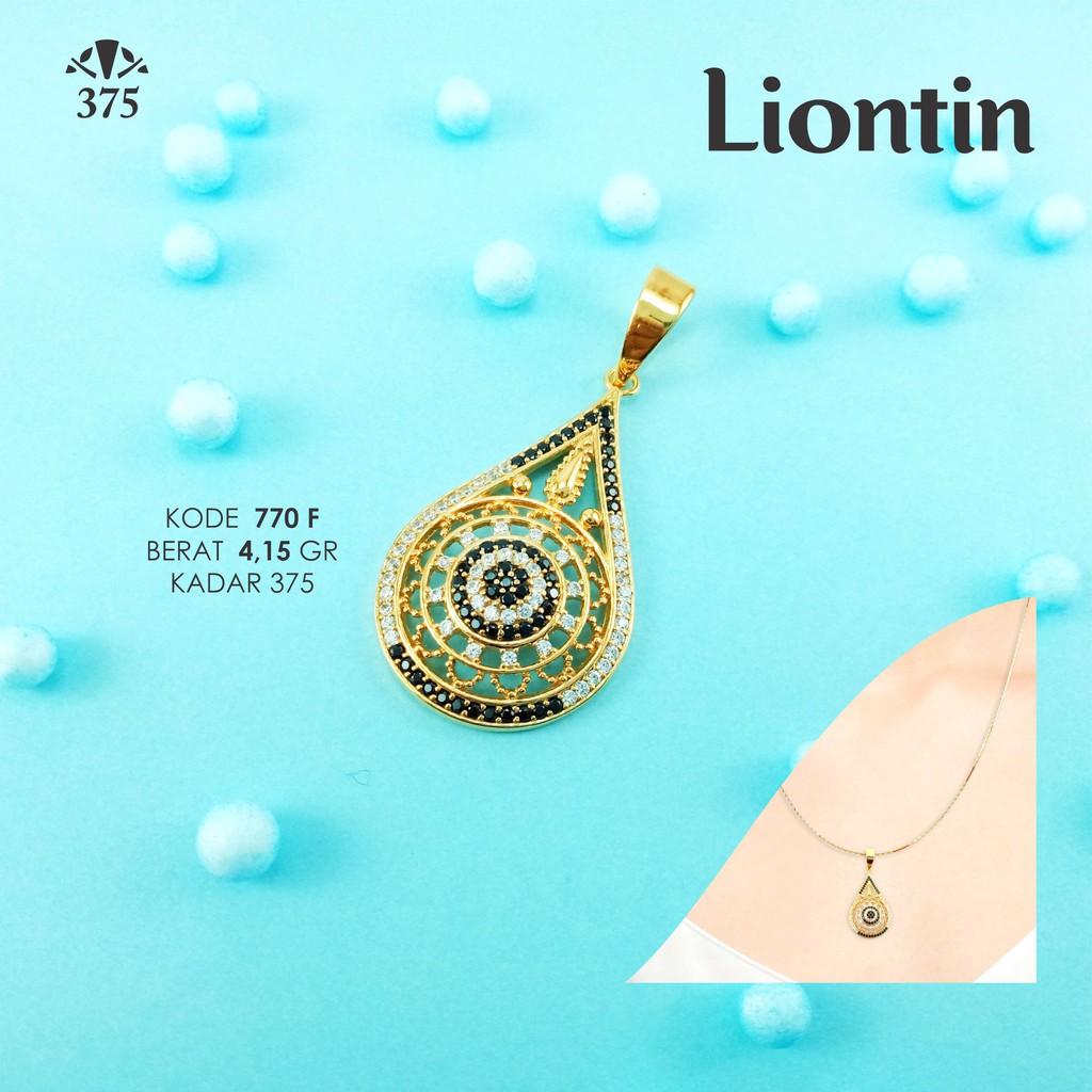 LIONTIN EMAS ASLI VARIASI DUBAI 770 F KADAR 375