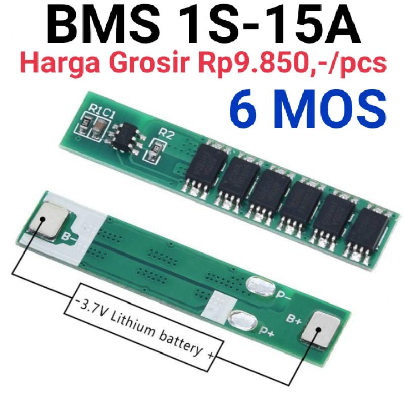 Modul BMS 1S - 3.7V ~ 15A