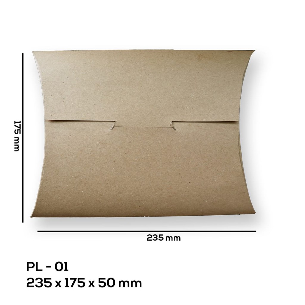 Pillow Box Bungkus Kado Box Gelas Dus Hijab (PL1K3-23.5X17.5X5 Cm)