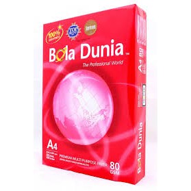 HVS A4 80gr Bola Dunia/ rim