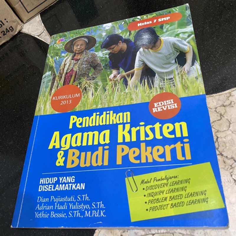 Pendidikan Agama Kristen & Budi Pekerti Kelas 7 VII SMP 1, bpk gunung mulia, Kurikulum 2013 revisi