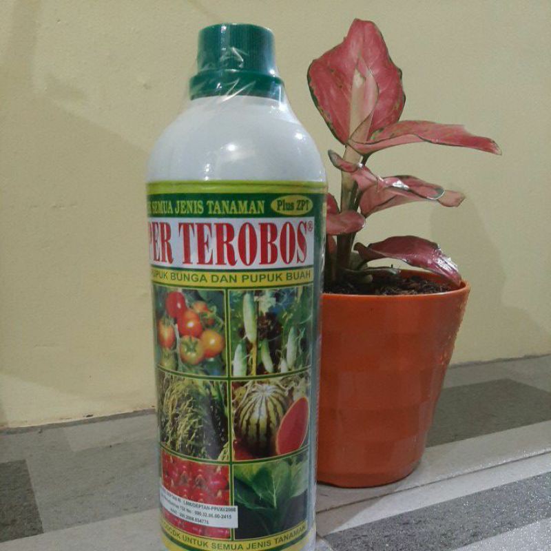 Pupuk Super Terobos Untuk Daun Bunga dan Buah 1liter