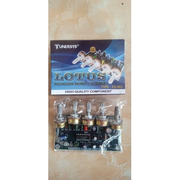 kit equaliser 5 channel potensio tunersys