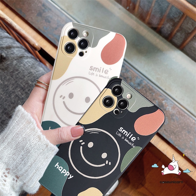 Soft Case Tpu Motif Smile Untuk Samsung A53 A03 A52 A12 A72 A13 A03S A33 A30S A31 A71 A10S A20S A32 A52S A50 A70 A22 A51 A11 M22 M32