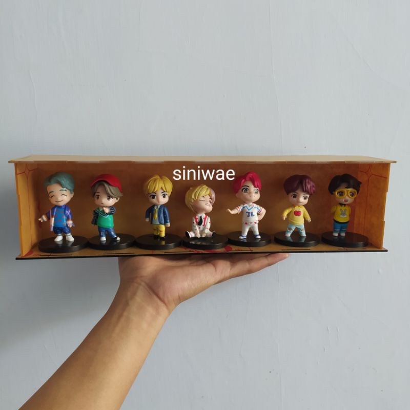 Kotak Akrilik BTS Tiny Box Display Acrylic Tebal 2mm 3mm Diecast Puzzle Bongkar Pasang