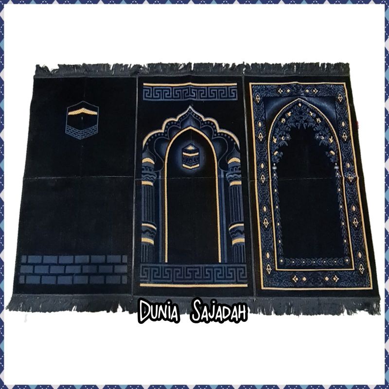 Sajadah Turkey Midi Hitam / Sajadah Turki Midi Hitam / Black