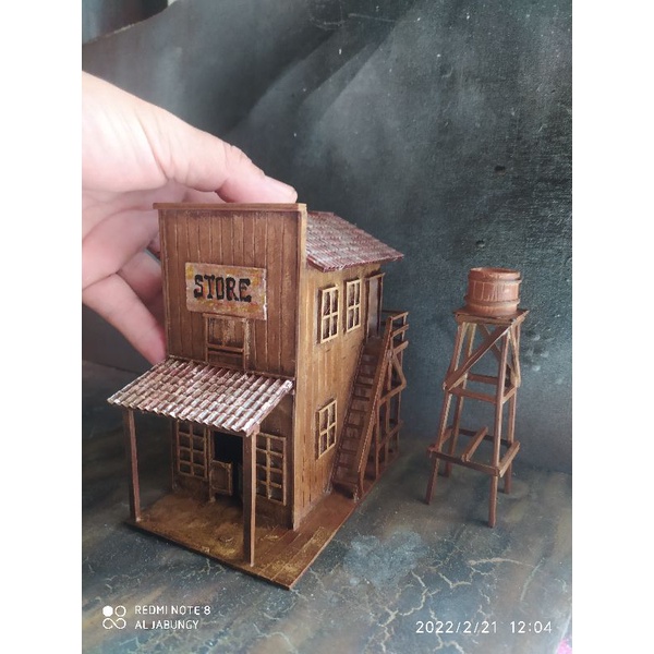Miniatur rumah bahan pvc