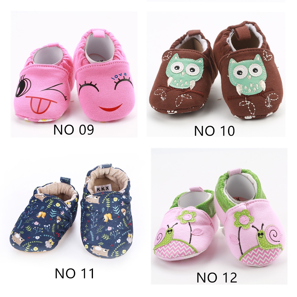 Sepatu Prewalker Bayi Bahan Katun Aneka Motif