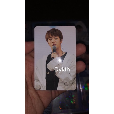 jin seokjin BTS BANGTAN the Wings Tour 2017 rare photocard DVD