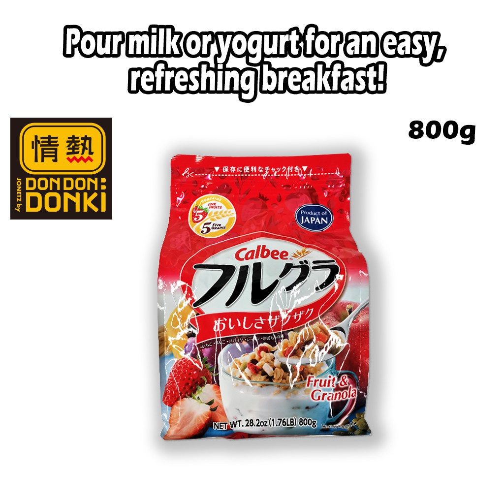 

[DONKI] Calbee Frugra Original Cereals 800g