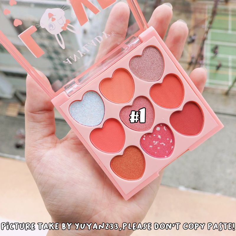 PROMO!!!EYESHADOW 9 COLORS LOVE ME /ORANGE ANY LADY 810/970