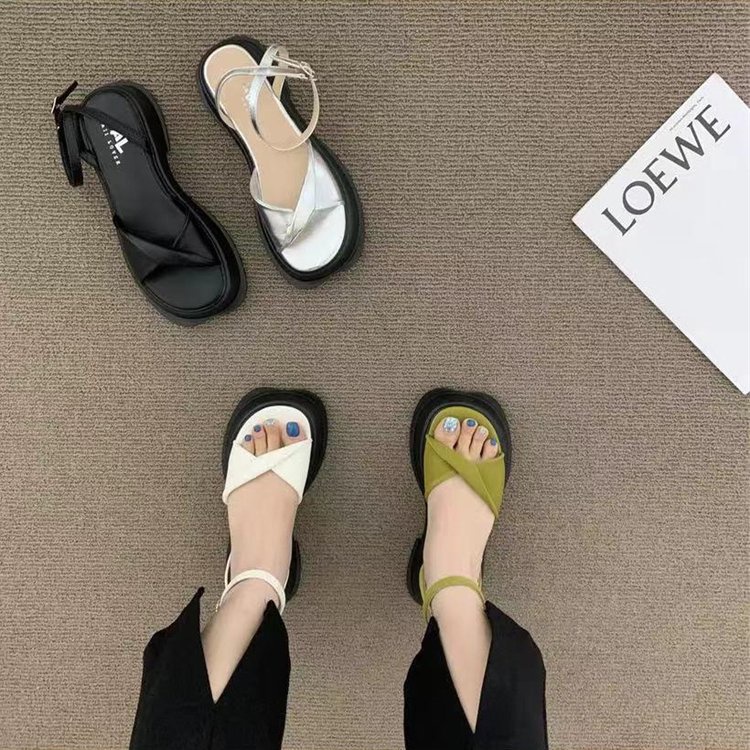 M87 Sandal hak tinggi wanita, sepatu wanita, must-have panas,tinggi 5CM