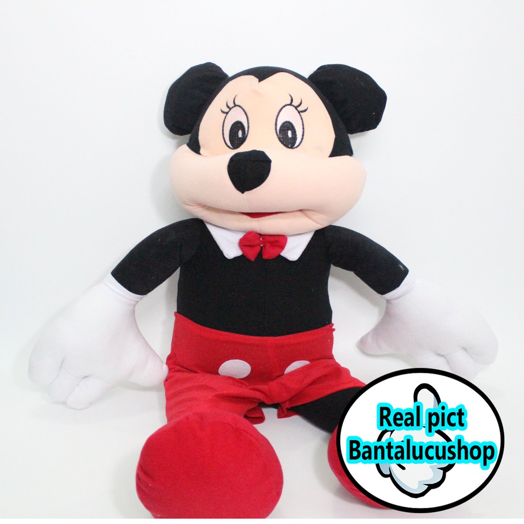 Boneka Mickey mouse Jumbo Berdiri Tinggi 90cm Terlaris