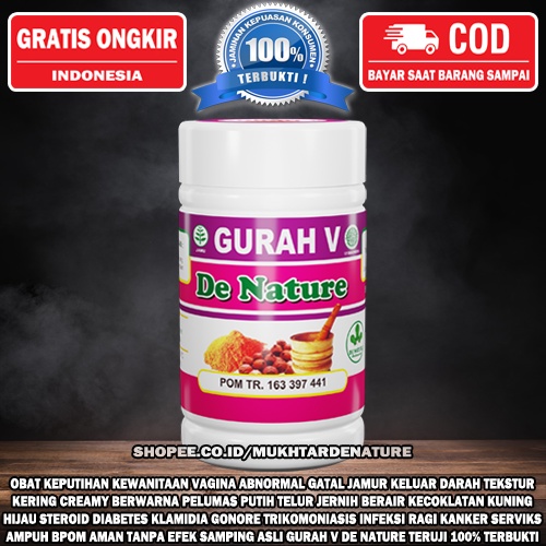 GRATIS ONGKIR Rp. 0 COD Harga Obat PENYEMBUH Penyakit Keputihan Keperawanan Perapat Kapsul GURAH Mis