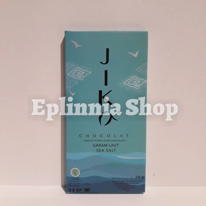 

Jika Dark Chocolate Sea Salt 70 gr - Cokelat Hitam Garam Laut
