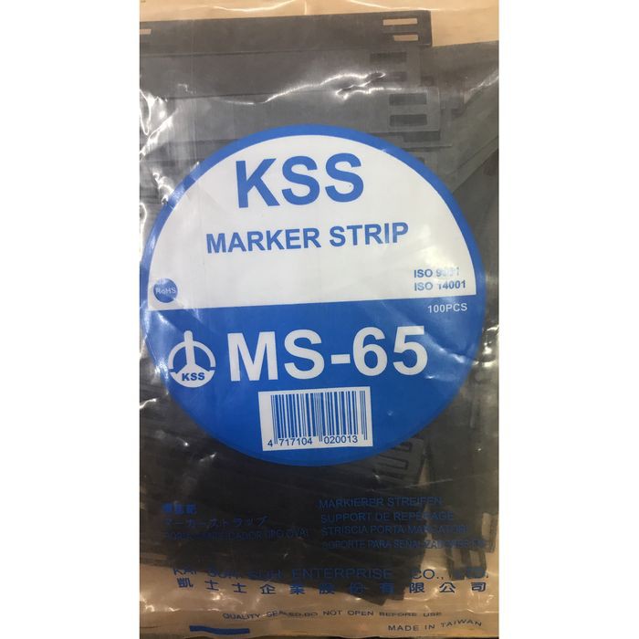 Marker strip MS65 KSS / Marker strip flat marker MS-65 KSS / Label Kabel MS-65 KSS /Marker Strip KSS