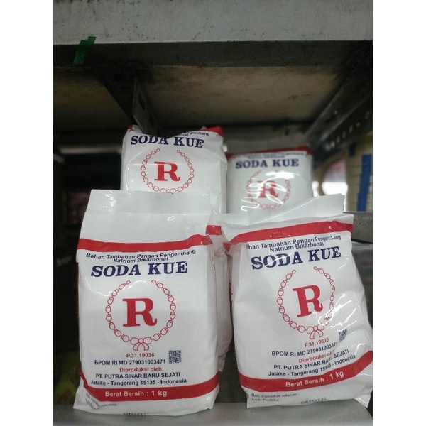 

Soda Kue R / Soda R Kemasan 1 Kg