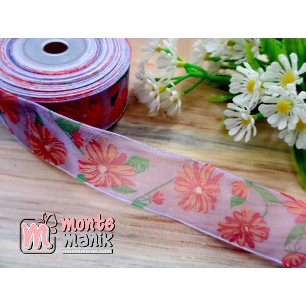 

Pita Organdie Bunga Ungu 1â€³ (PITA-090)