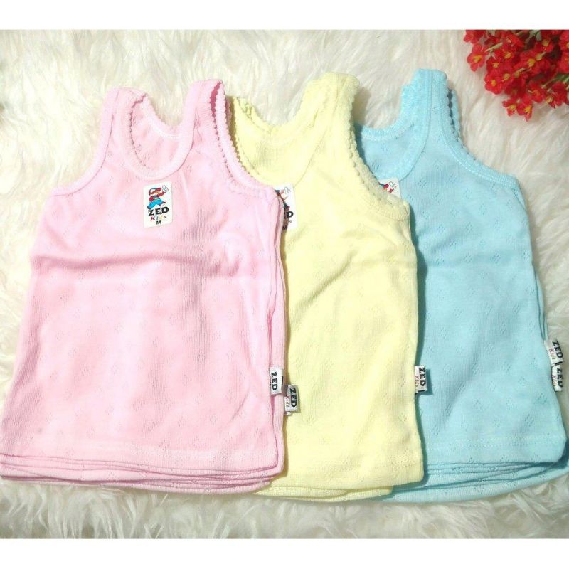 6pcs SINGLET BAYI ZED KIDS-KAOS DALEM BAYI-SINGLET BAYI MURAH