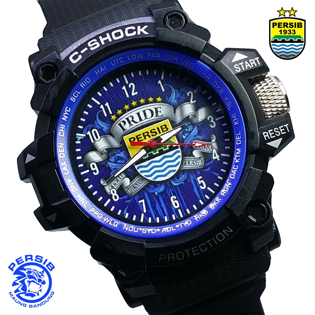 { BEST QUALITY } JAM PERSIB OUTDOOR LIST BIRU MOTIF PERSIB AING