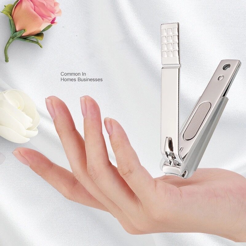 1pc Gunting Kuku Bahan Stainless Steel Untuk Manicure / Pedicure