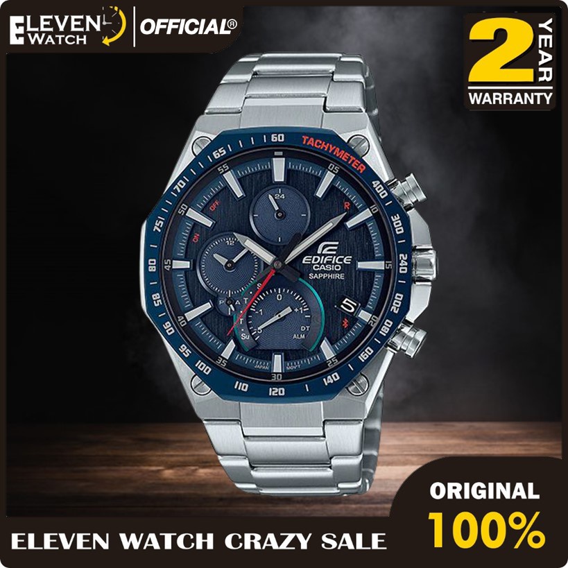 [Promo] Jam Tangan Pria Edifice EQB-1100XDB-2A  Garansi 2 Tahun [COD][100% Authentic]