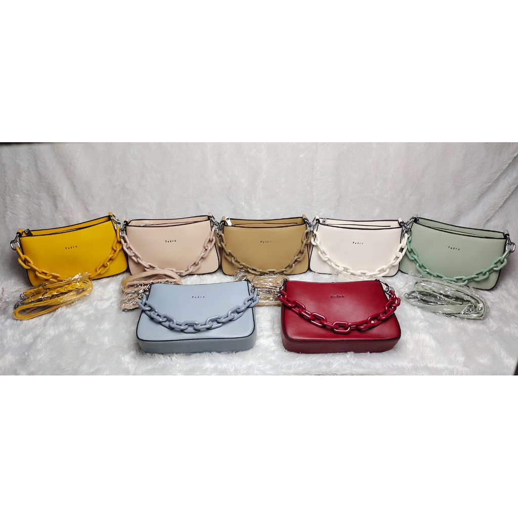 JK 808 1KG MUAT 2PCS TAS SELEMPANG WANITA SLINGBAG IMPORT Y22520 T252 U4318
