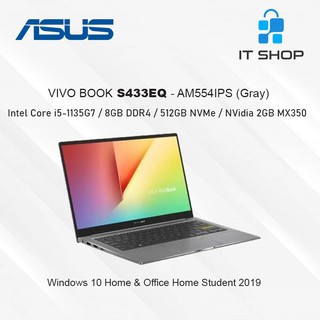 ASUS Vivo Book S433EQ-AM554IPS Core i5 - Gray | Shopee