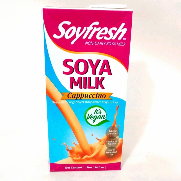 

SOYA FRESH SOYA MILK CAPPUCCINO 1 LITER - SUSU KACANG RASA CAPUCINO