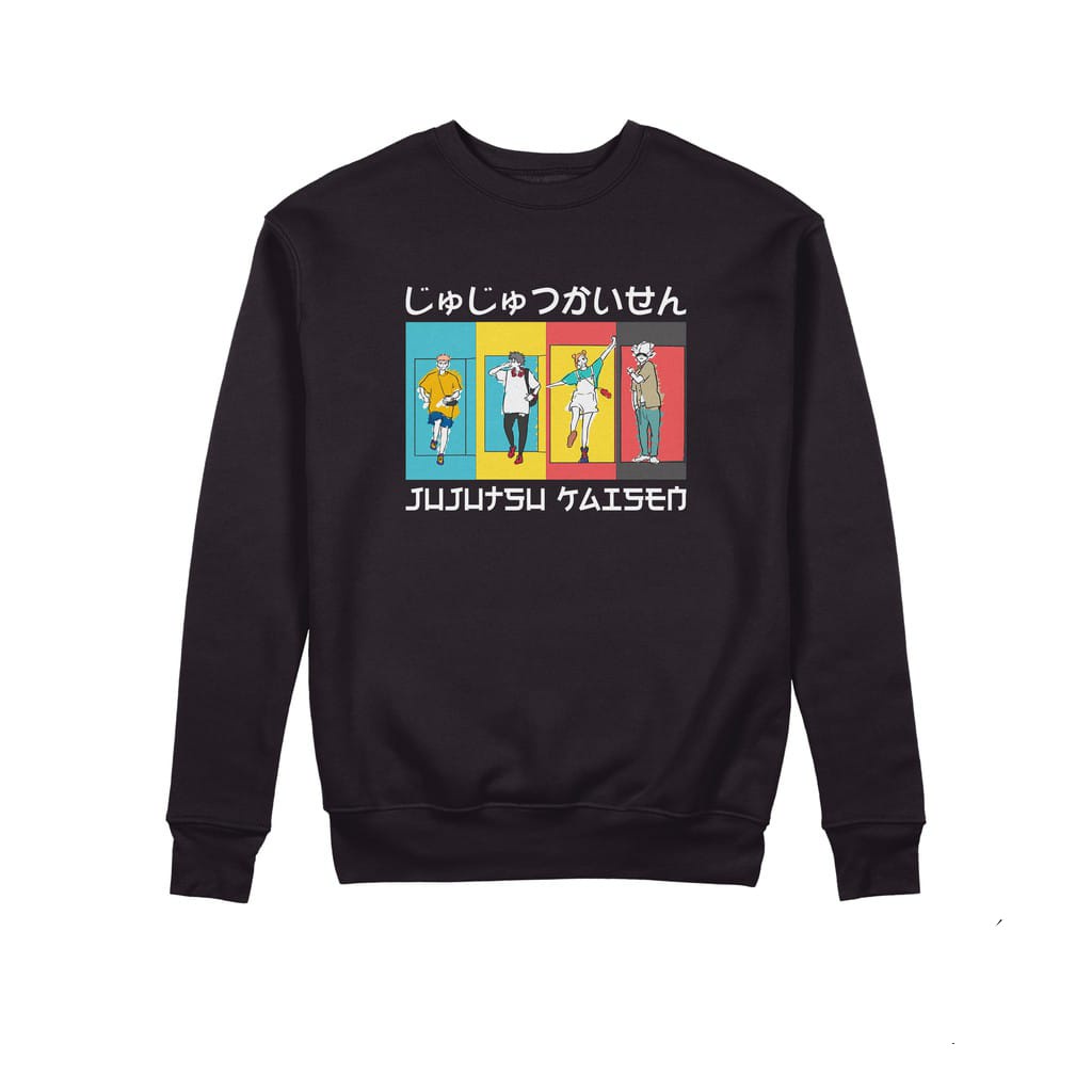 ANIME SWEATER UNSIEX JUJUTSU KAISEN FLEECE TEBAL HALUS PREMIUM TERBARU,