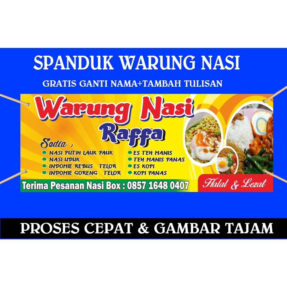 Banner Spanduk Warung Nasi