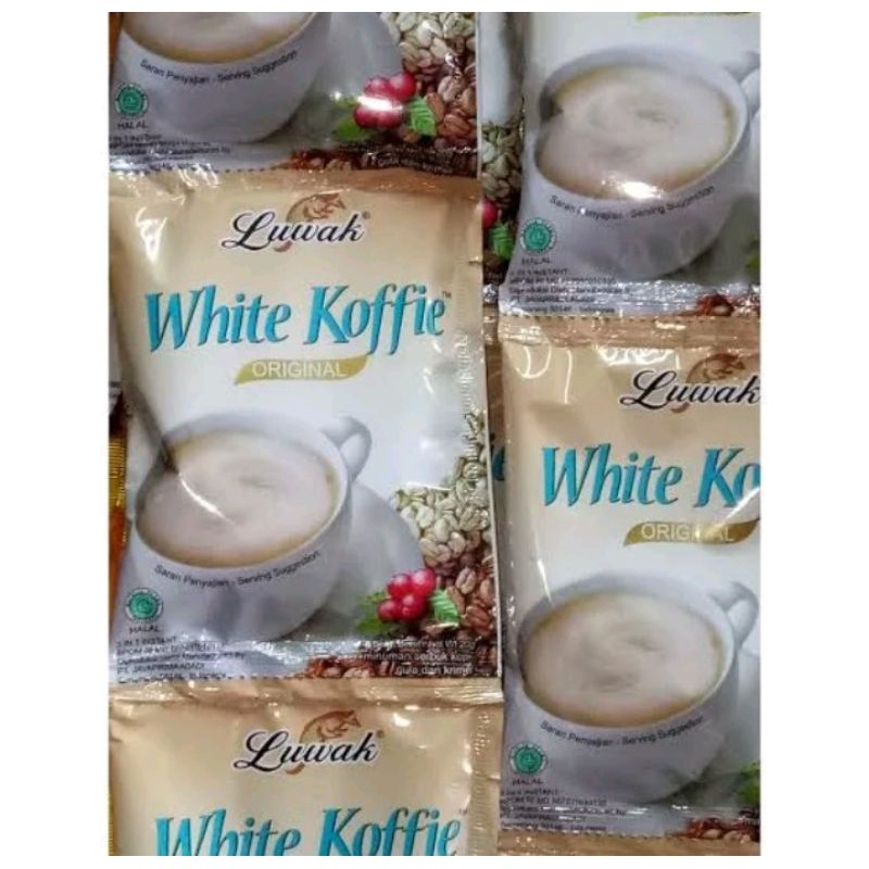 kopi luwak white kofie 10 sachet