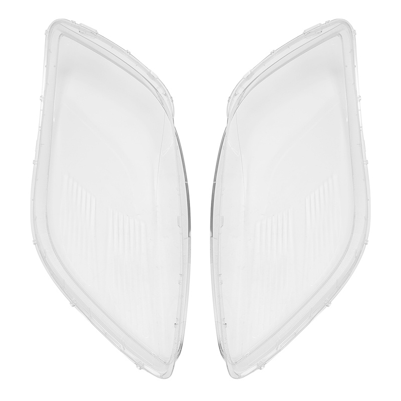 2Pcs Car Left and Right Side Headlight Clear Lens Lamp Shade Shell Cover for Toyota Yaris 2008 2009 2010 2011