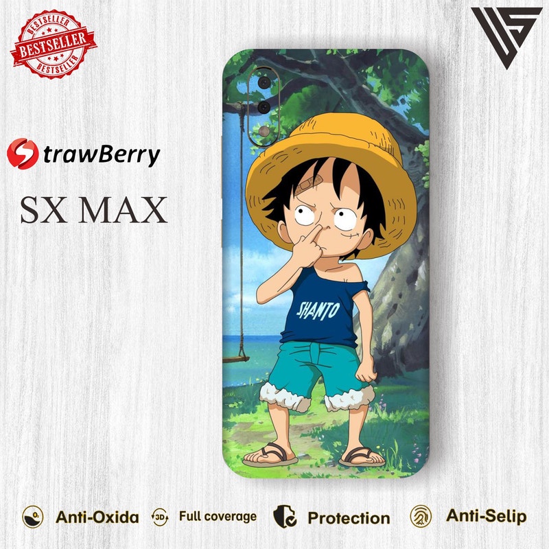 GARSKIN HANDPHONE STRAWBERRY SX MAX (ISI 2PCS)
