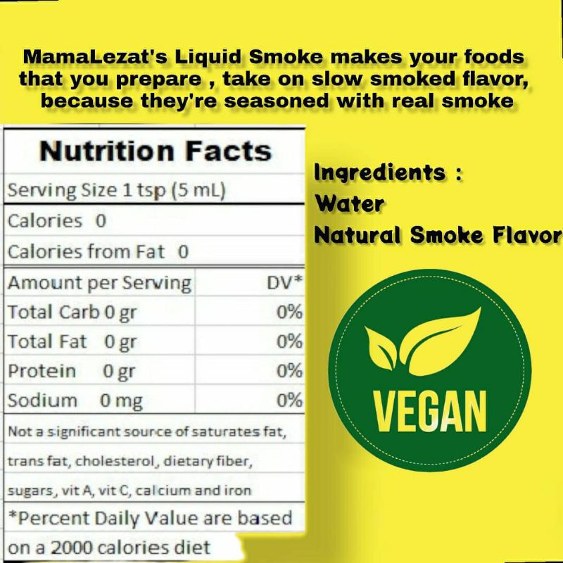 

RB MamaLezat Liquid Smoky Flavor 250 gram / Asap Cair BBQ Steak Bakaran / Perasa BBQ Bumbu Bakar