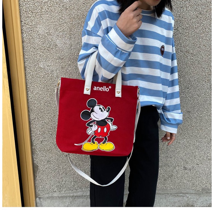 Tas Totebag Wanita Motif Kartun Women Shoulder Bag Fashion Korea Import Azgalery T181