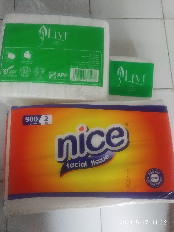 Tissue Livi Eco Multipurpose 150 Sheets / Tissue Meja